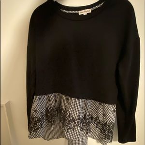 Love on a hanger s black and white gingham peplum